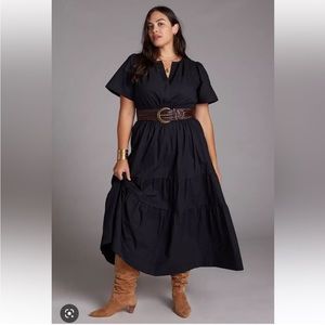 Anthropologie Somerset Dress - Black 1X